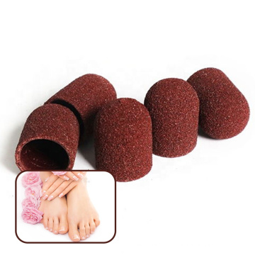 Factory price New type cloth podology brown Pedicure grit sanding caps